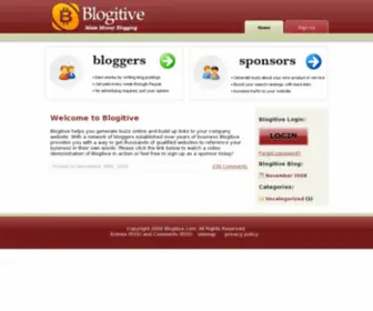 Blogitive.com(Make Money Blogging) Screenshot