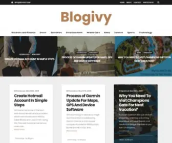 Blogivy.com(Think Different) Screenshot