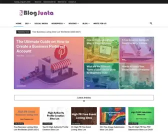 Blogjunta.com(Free Learning Platform for Everyone) Screenshot