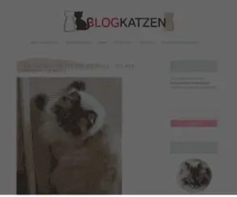 Blogkatzen.de(Der Katzenblog von Katzen für Katzen) Screenshot