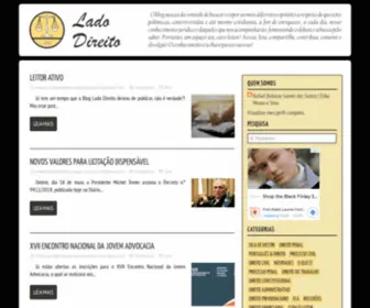 Blogladodireito.com.br(LADO DIREITO) Screenshot