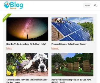 Bloglearner.net(Blog Learner) Screenshot