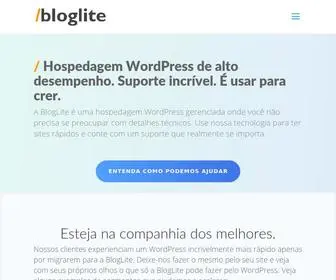 Bloglite.net(Hospedagem WordPress) Screenshot