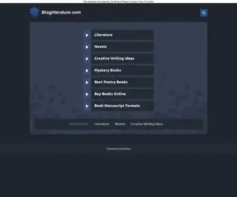 Blogliterature.com(BlogLiterature) Screenshot