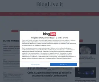 Bloglive.it(Il sito di news in tempo reale H24) Screenshot