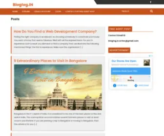 Bloglog.in(Business Community & Pages) Screenshot