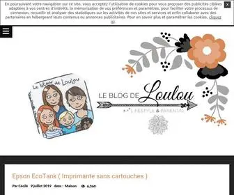 Blogloulou.fr(Le blog de Loulou) Screenshot