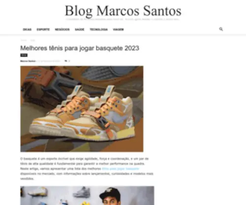 Blogmarcossantos.com.br(Portal do Marcos Santos) Screenshot