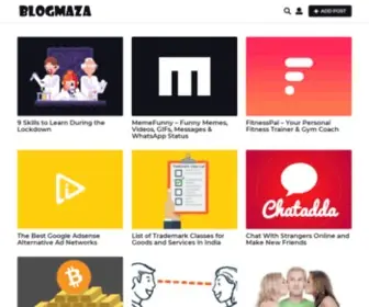 Blogmaza.com(Submit a Guest Post) Screenshot