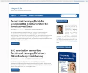 Blogmbh.de(Praxis, Nachrichten und Kommentare) Screenshot