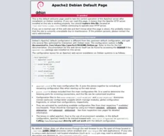 Blogmilano.it(Apache2 Debian Default Page) Screenshot