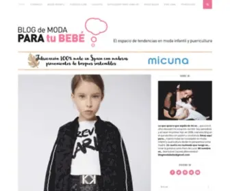 Blogmodabebe.com(Blog de moda para tu bebé) Screenshot
