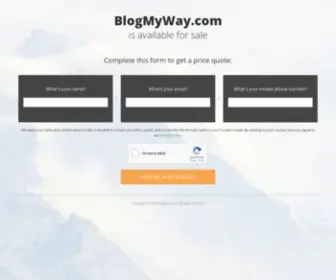 Blogmyway.com(Blogmyway) Screenshot