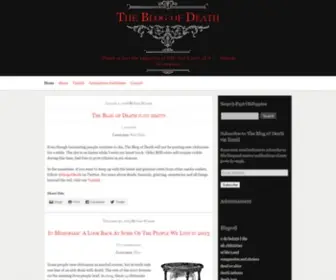 Blogofdeath.com(The Blog of Death) Screenshot