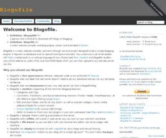 Blogofile.com(Blogofile) Screenshot