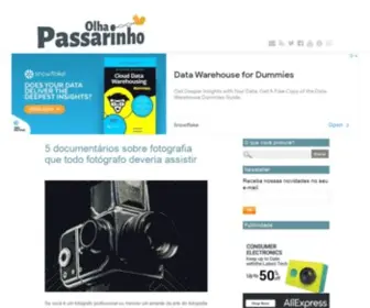 Blogolhaopassarinho.com.br(Olha o Passarinho) Screenshot