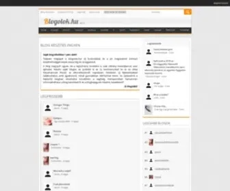 Blogolok.hu(Blogbejegyzések) Screenshot