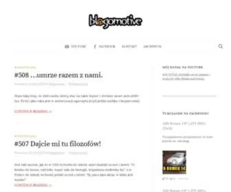 Blogomotive.pl(Rasowy blog motoryzacyjny) Screenshot