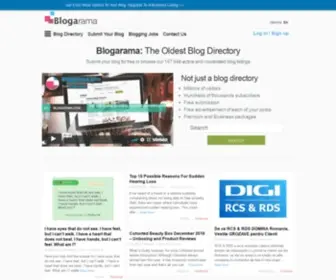 Blogorama.com(Blog directory) Screenshot