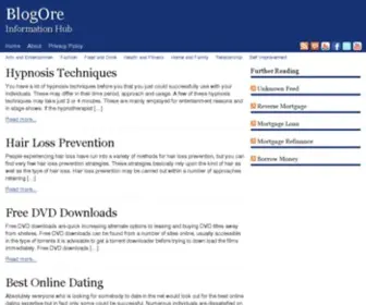 Blogore.com(Info Hub) Screenshot