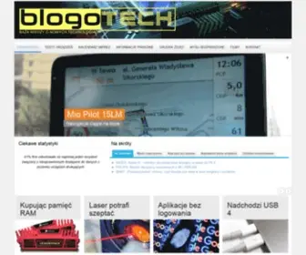 Blogotech.eu(Ciekawostki techniczne znalezione i umieszczone przez Blog) Screenshot