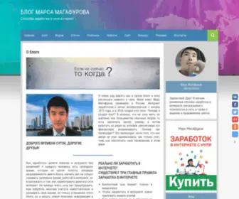 Blogozarabotkevinternete.ru(Блог о заработке в интернете) Screenshot