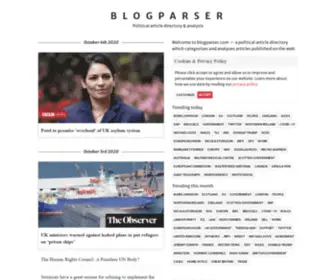 Blogparser.com(BPC) Screenshot