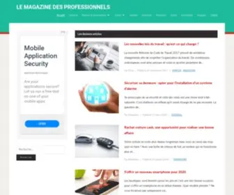 Blogparty.fr(Le magazine des professionnels) Screenshot