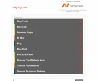 Blogpings.com(Blogpings-Free Blog and Article submission website For Writters) Screenshot