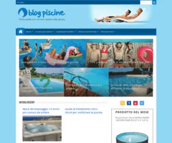 Blogpiscine.com(Tutto sulla piscina) Screenshot