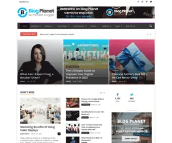 Blogplanets.com(Boost traffic and promote your brand with content marketing and guest posting tactics. Our aim) Screenshot