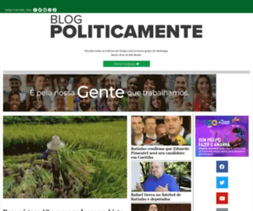 Blogpoliticamente.com.br(Blog Politicamente) Screenshot