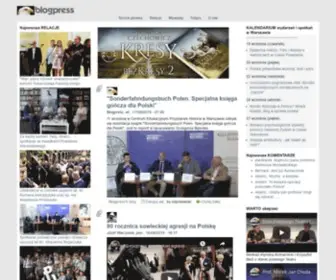 Blogpress.pl(Relacje opinie satyra) Screenshot