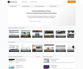 Blogranking.us(Blog Directory and Business Listings) Screenshot