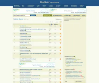 Blograte.ru(Рейтинг блогов) Screenshot