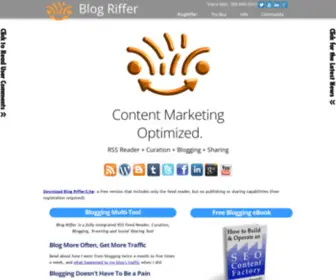 Blogriffer.com(Blog Riffer) Screenshot