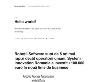 Bloground.ro(Respirăm Tehnologia) Screenshot