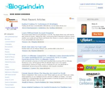 Blogs.ind.in(Blogs) Screenshot