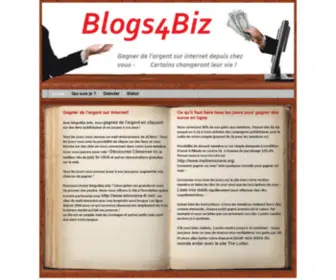 Blogs4Biz.info(Devenez Riche sur Internet) Screenshot