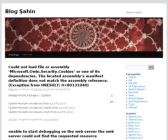 Blogsahin.com(Blog Şahin) Screenshot