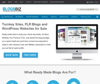 Blogsbiz.com(PLR Blogs) Screenshot