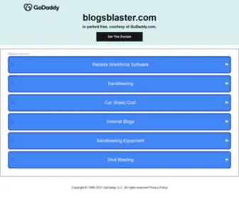 Blogsblaster.com(The Leading Blog Blaster Site on the Net) Screenshot