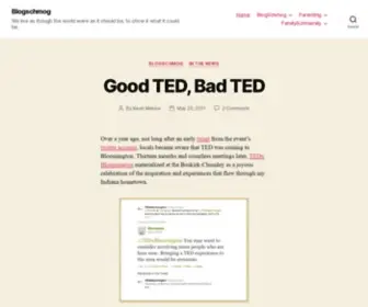 Blogschmog.net(We live as though the world were as it should be) Screenshot