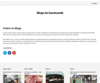 Blogsdagazetaweb.com(Blogs da Gazetaweb) Screenshot
