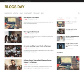 Blogsdaytoday.com(The Blog of the Day) Screenshot