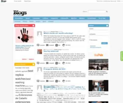 Blogsdelagente.com(Blogs de la Gente) Screenshot
