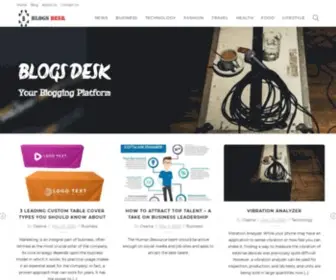 Blogsdesk.com(The wearable artificial) Screenshot