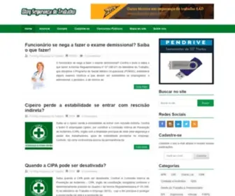 Blogsegurancadotrabalho.com.br(Segurança do trabalho) Screenshot