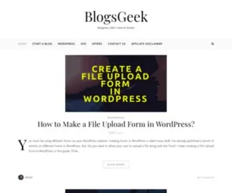 Blogsgeek.com(BlogsGeek) Screenshot