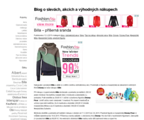 Blogslev.cz(Vánoce) Screenshot